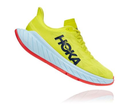 Hoka One One Carbon X 2 - Tenis Corrida Estrada Homem Rosa | PT-Tw6UC6k